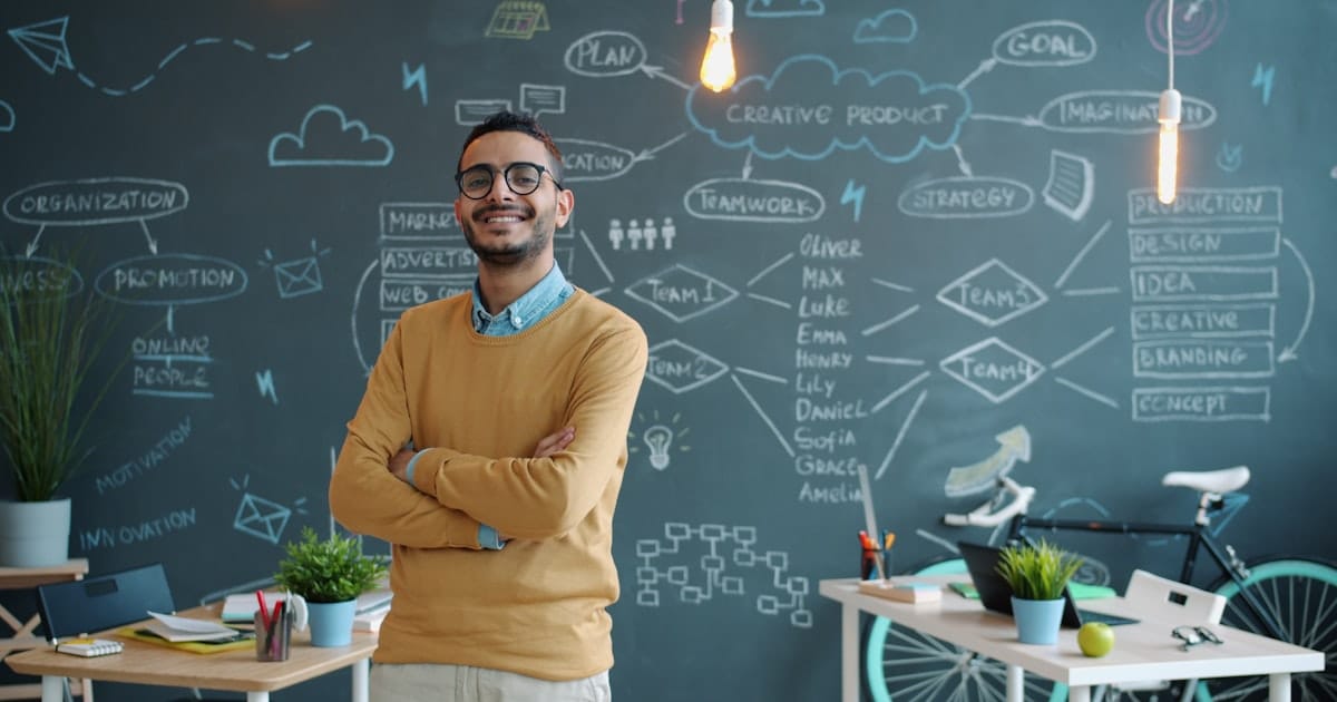 small business owner building a digital marketing strategy